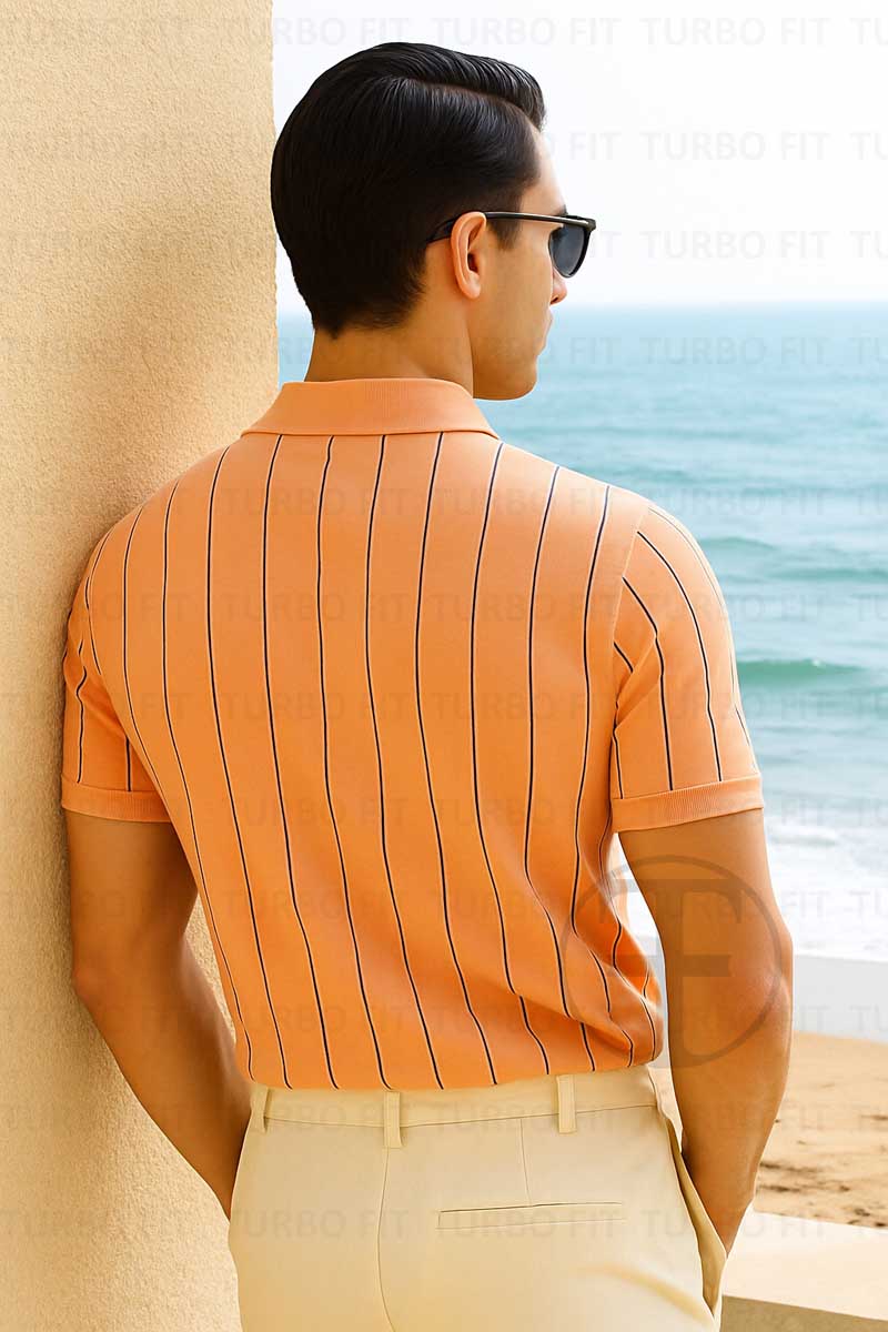 The Luxe Stripe Creamy Peach