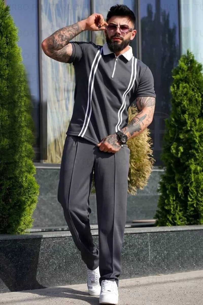 Striped Tracksuit Combo