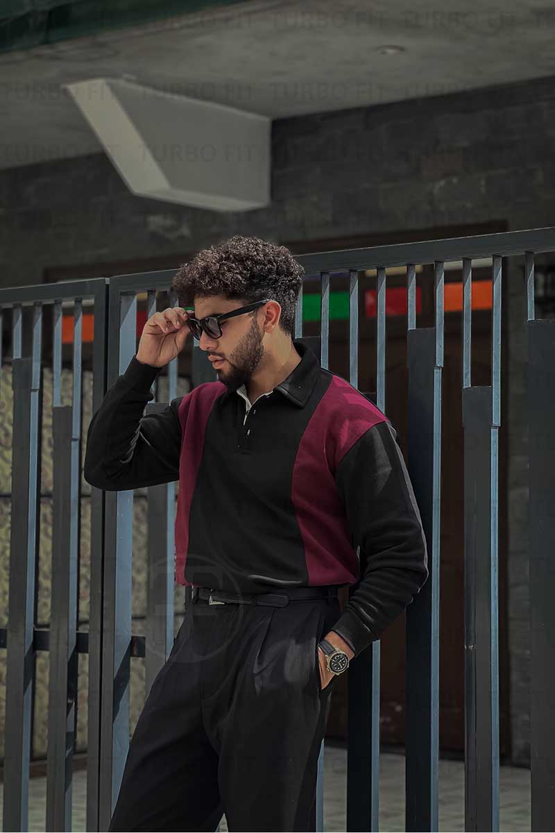 Pannello Rosso Nero Winter Polo