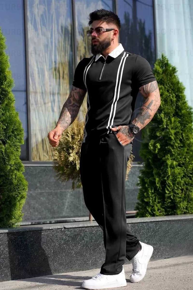 Striped Tracksuit Combo