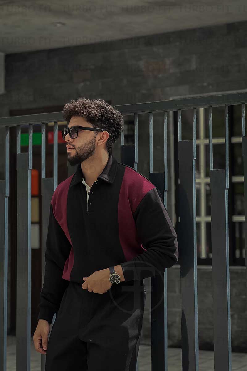 Pannello Rosso Nero Winter Polo