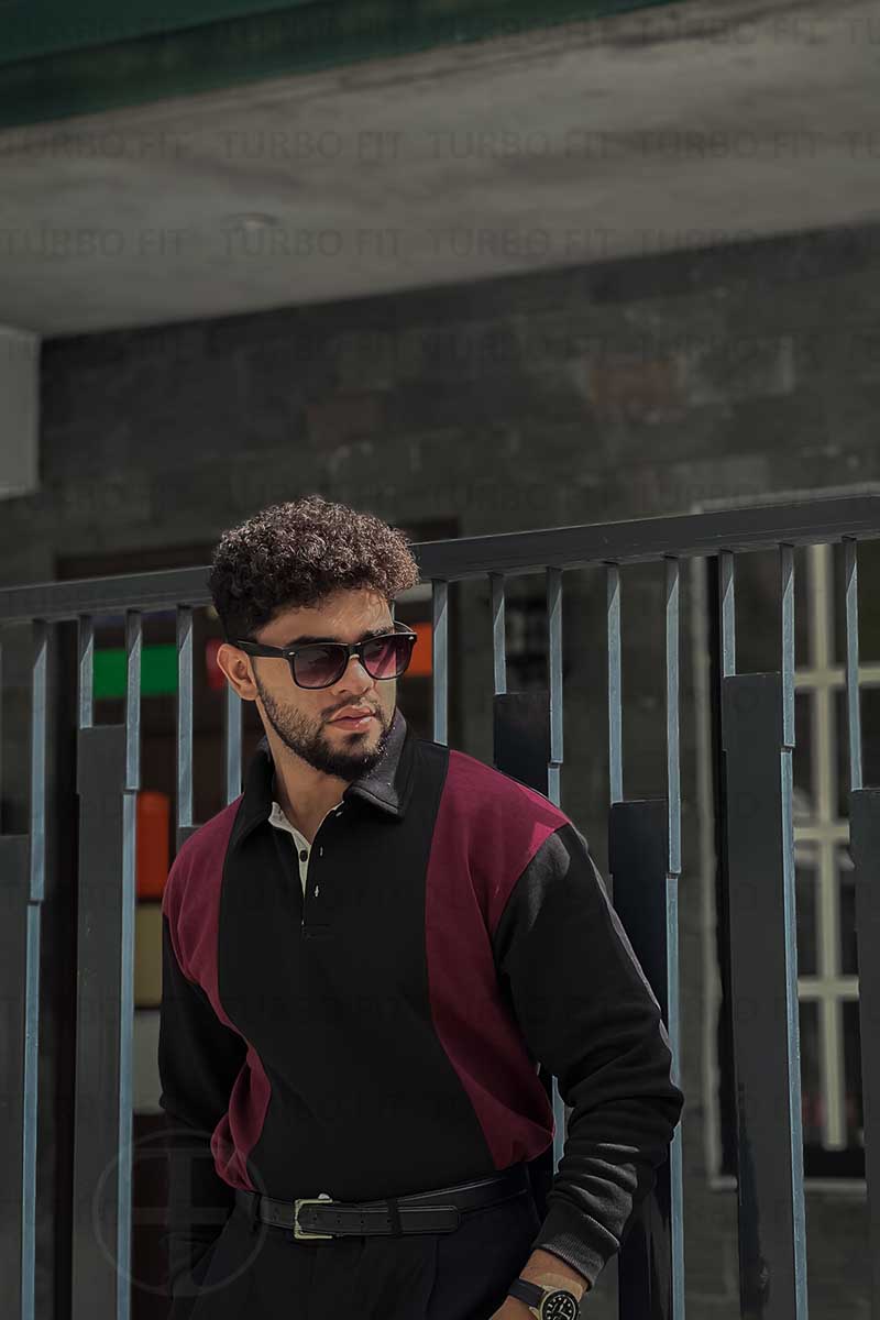 Pannello Rosso Nero Winter Polo