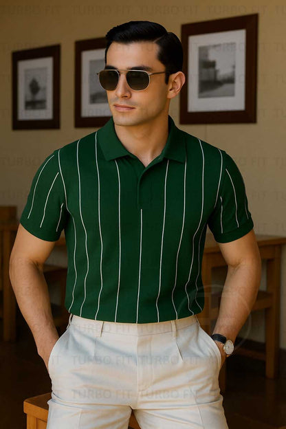 The Luxe Stripe Green