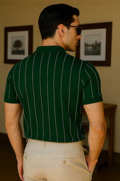 The Luxe Stripe Green