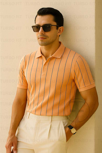 The Luxe Stripe Creamy Peach