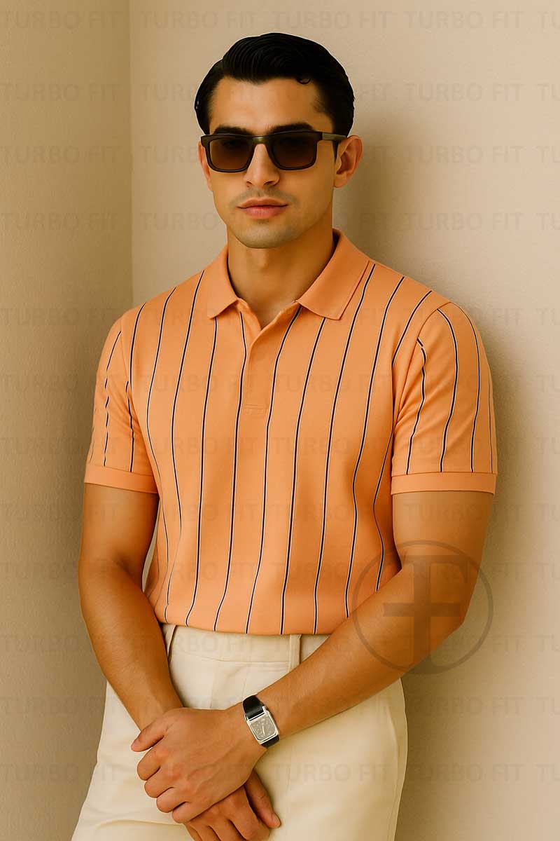 The Luxe Stripe Creamy Peach