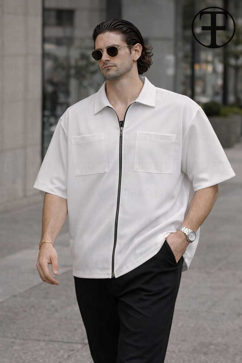 Relaxed Fit Pocket Shirt