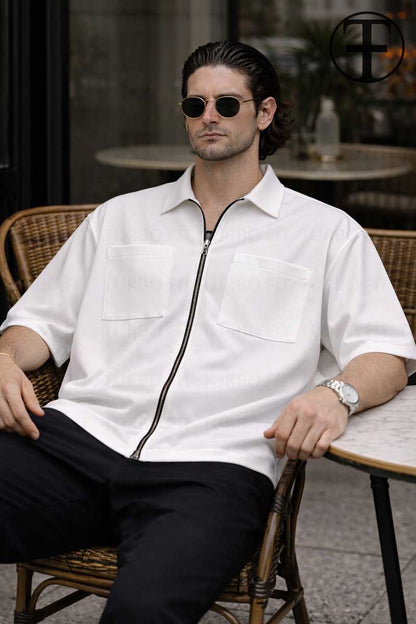 Relaxed Fit Pocket Shirt