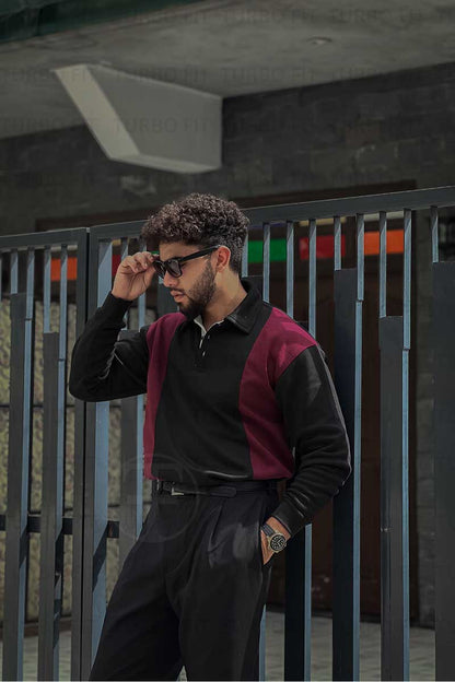 Pannello Rosso Nero Winter Polo