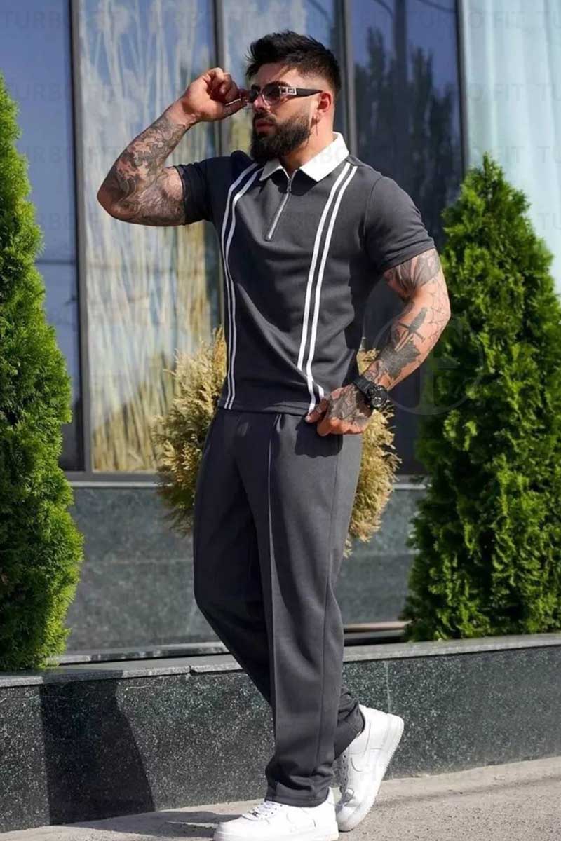 Striped Tracksuit Combo