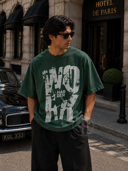 Work Harder Drop Tee