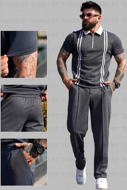 Striped Tracksuit Combo