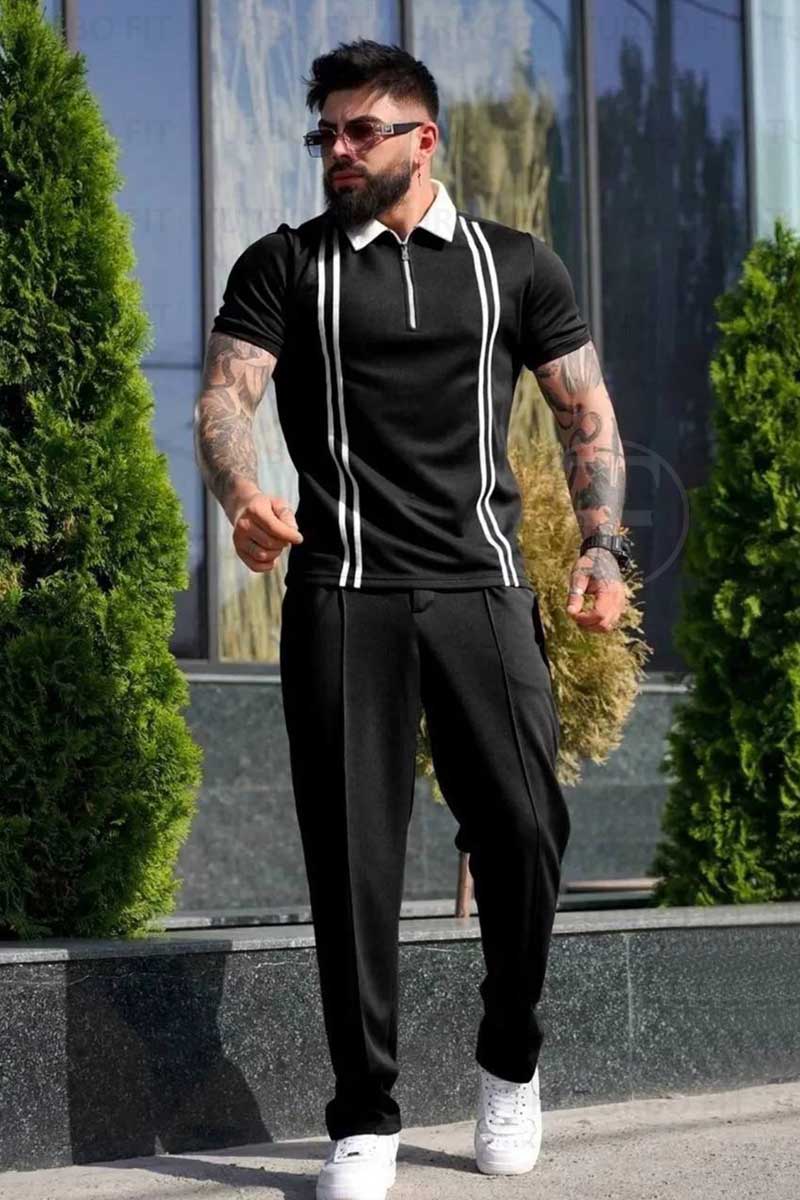 Striped Tracksuit Combo