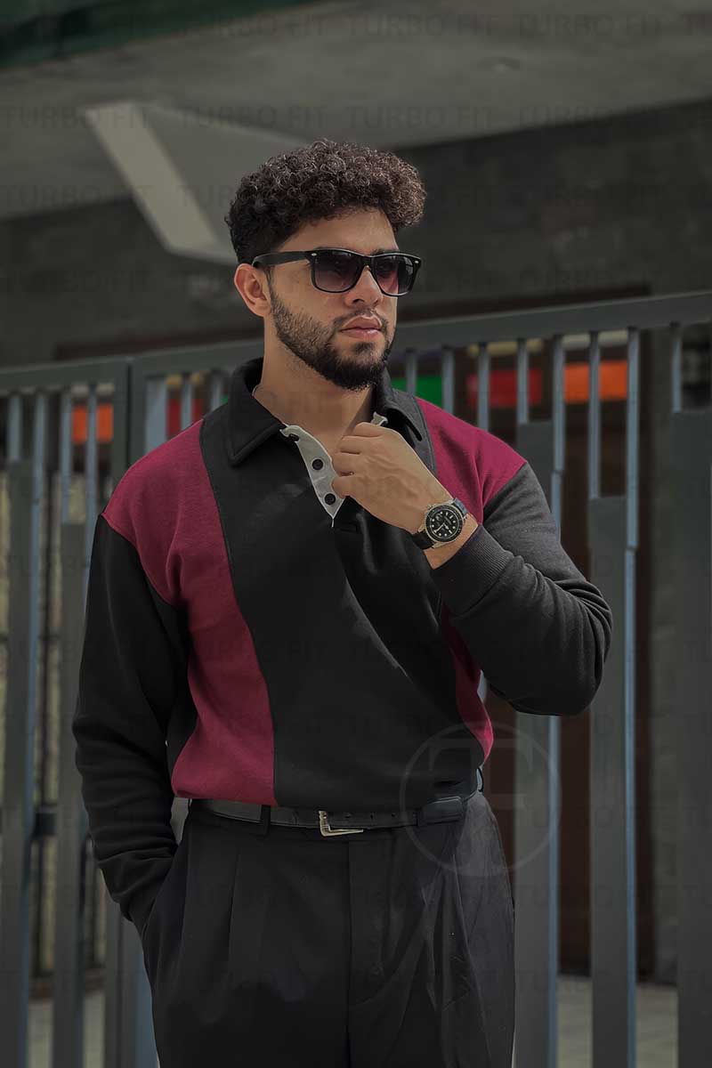 Pannello Rosso Nero Winter Polo