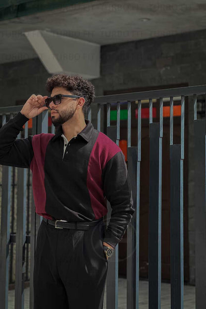 Pannello Rosso Nero Winter Polo