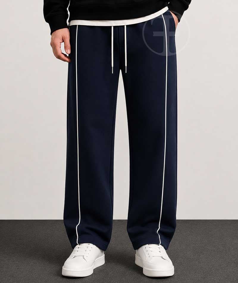 Twin Stripe Relaxed Trouser