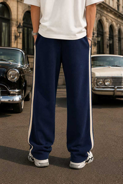 Baggy Sports Relaxed Embroidered Emblem Trouser
