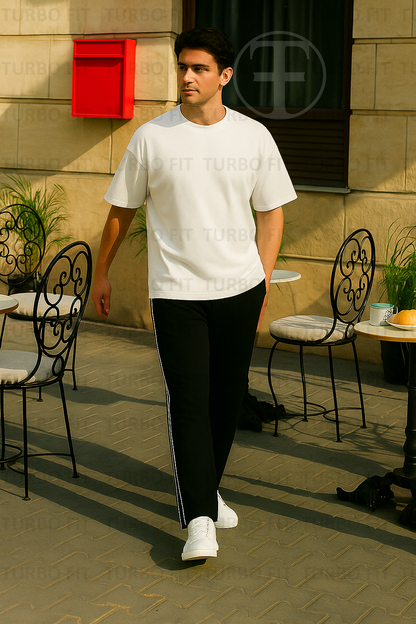 Twin Stripe Relaxed Trouser
