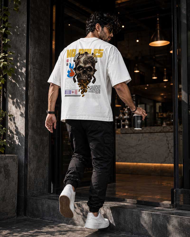 "NO RULES" Drop Tee