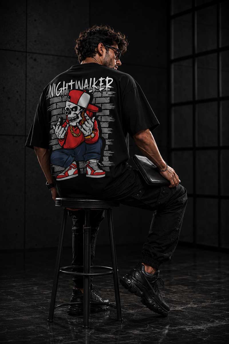 "NIGHT WALKER" Drop Tee