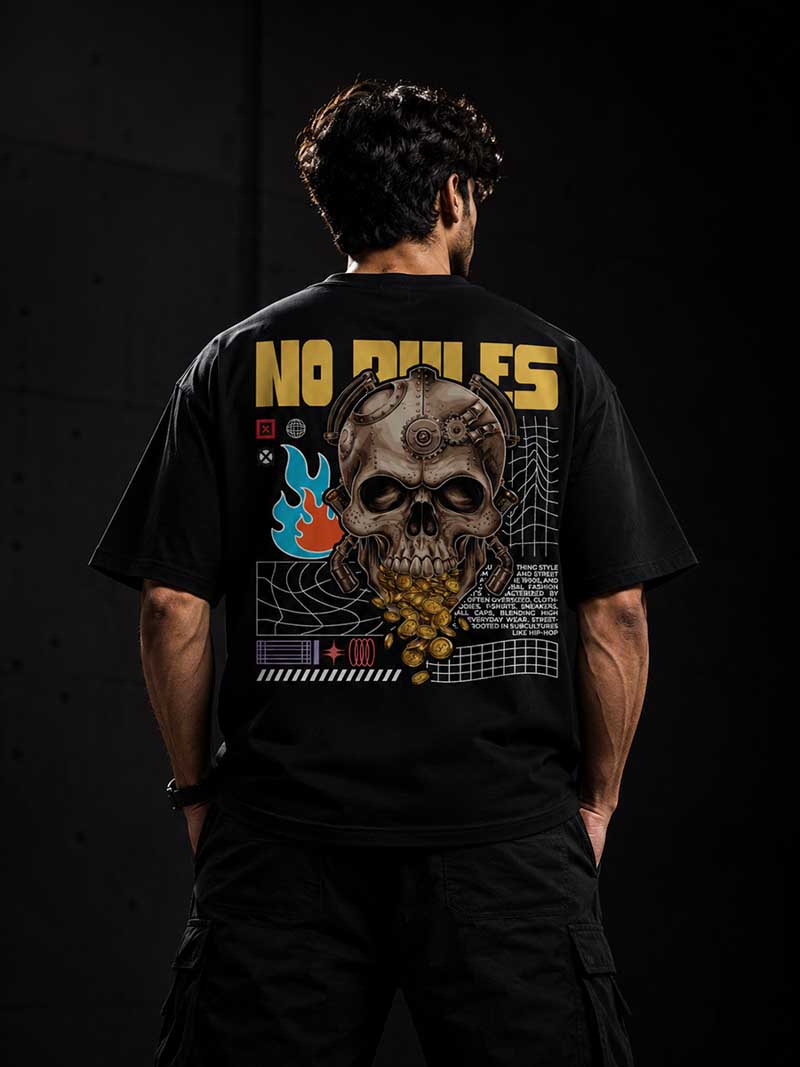 "NO RULES" Drop Tee