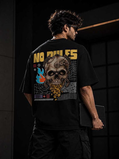 "NO RULES" Drop Tee