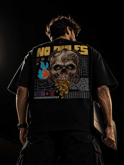 "NO RULES" Drop Tee