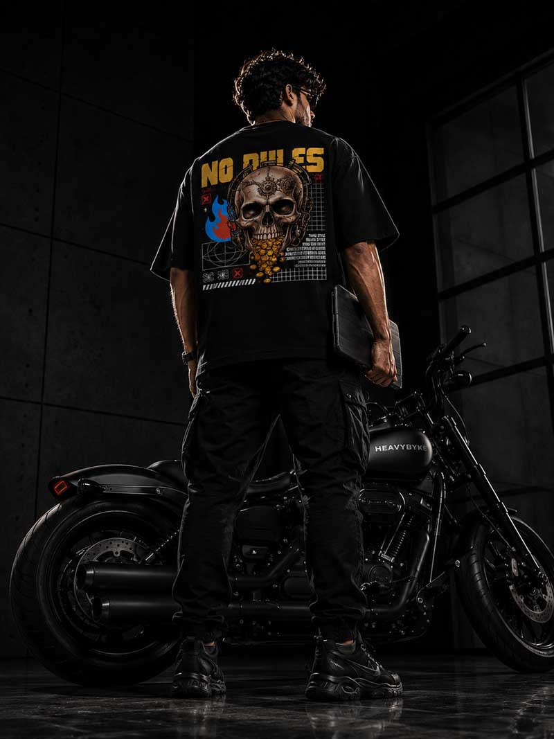 "NO RULES" Drop Tee
