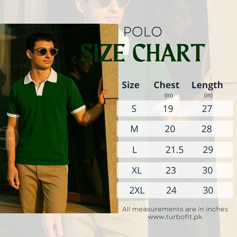 Denim Textured Classic Polo