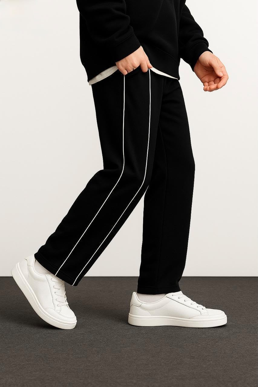 Twin Stripe Relaxed Trouser