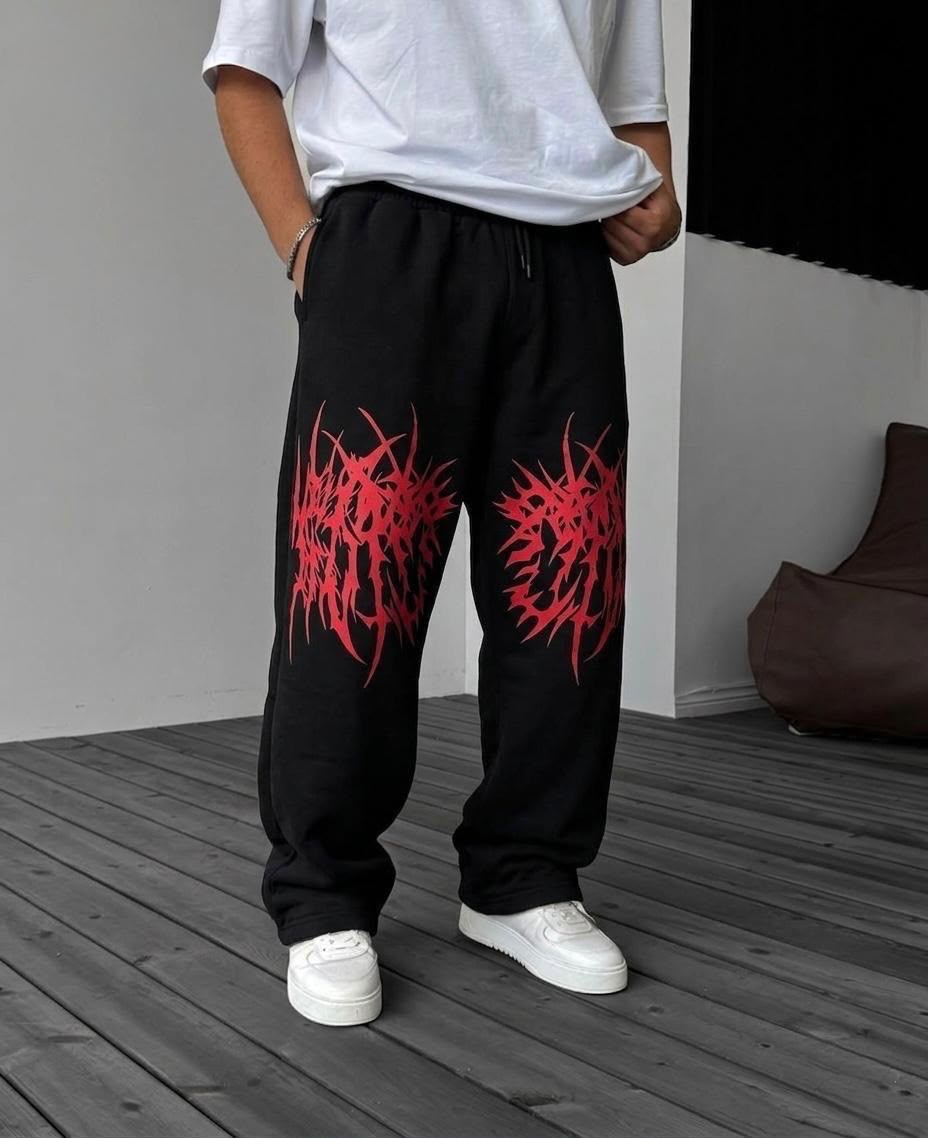 Minimalist Terry Wide-Leg Pants