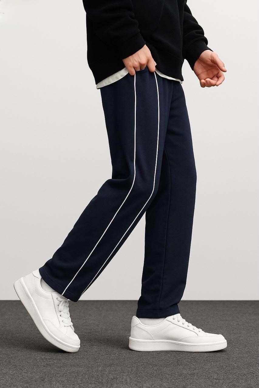 Twin Stripe Relaxed Trouser