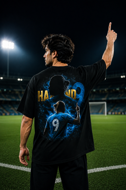 Turbo Fit Number 9 Oversized Drop Shoulder T-Shirt
