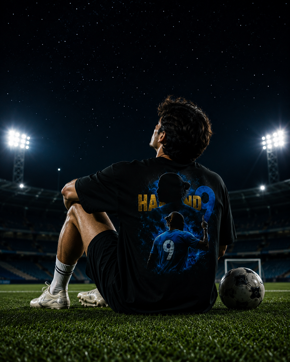Turbo Fit Number 9 Oversized Drop Shoulder T-Shirt