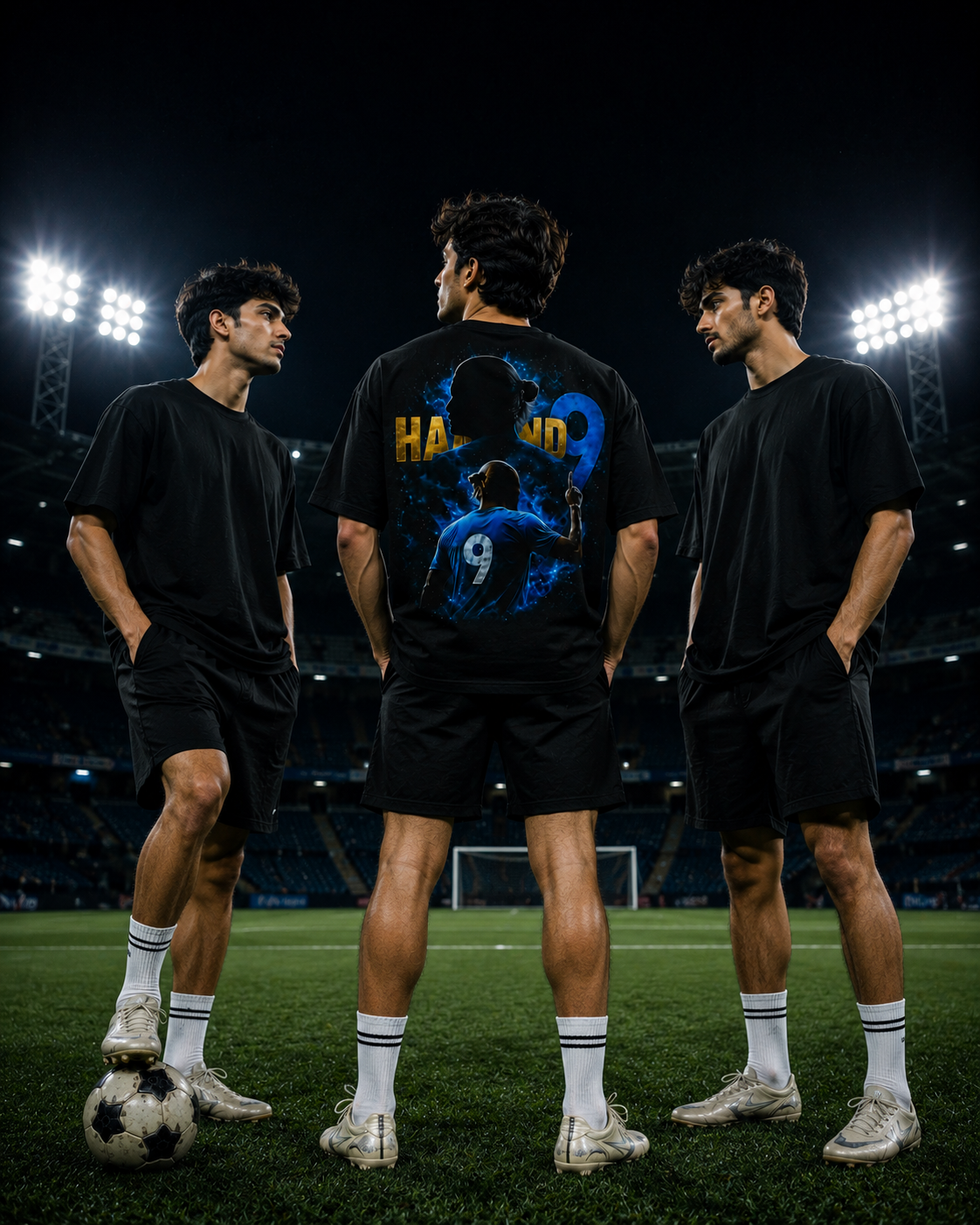 Turbo Fit Number 9 Oversized Drop Shoulder T-Shirt