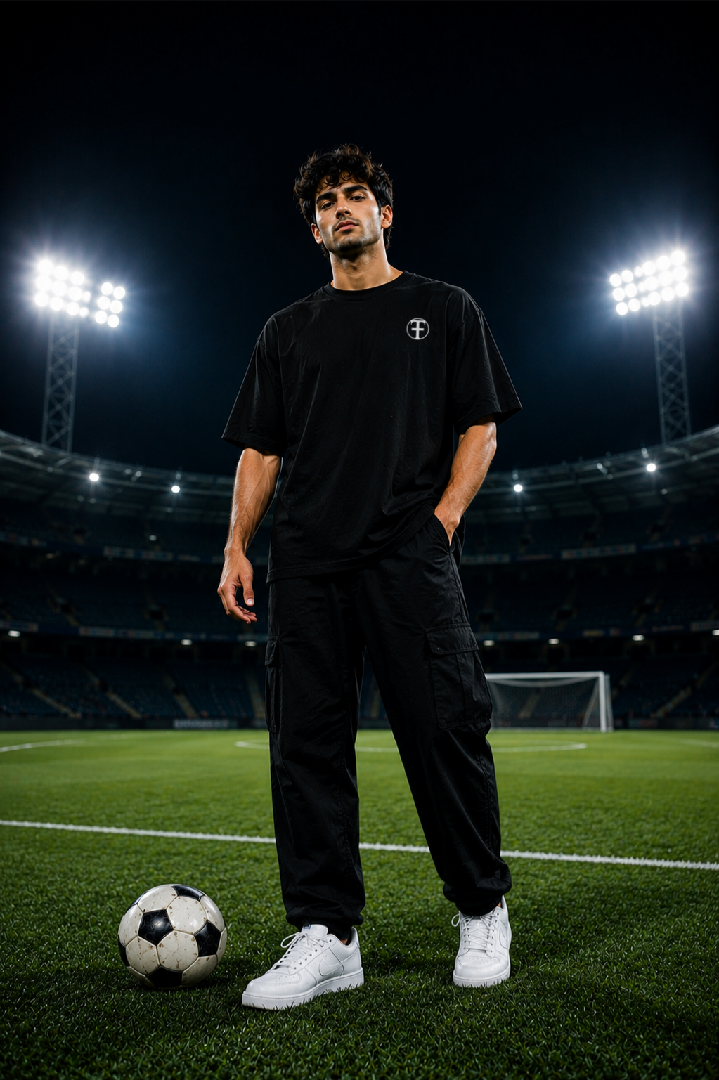 Turbo Fit Number 9 Oversized Drop Shoulder T-Shirt