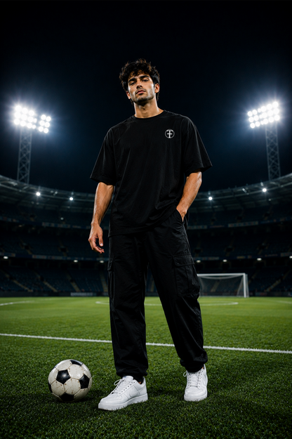 Turbo Fit Number 9 Oversized Drop Shoulder T-Shirt